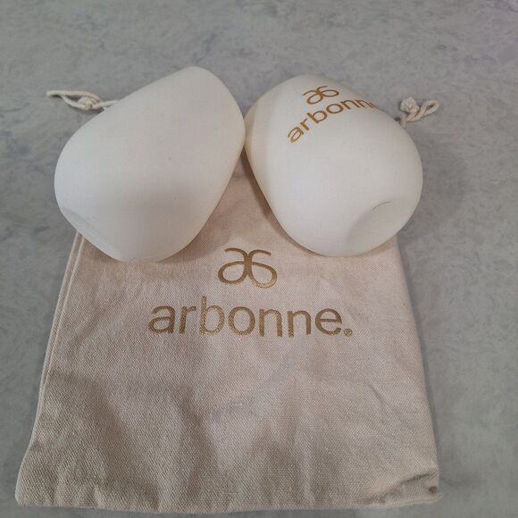 Pair of 2 Arbonne silicone wine glasses / goblets/ cups for camping and picnics - Picture 2 of 3